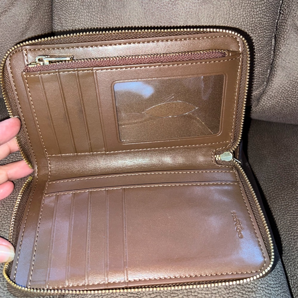 Coach Zip Around Wallet - Picture 2 of 3